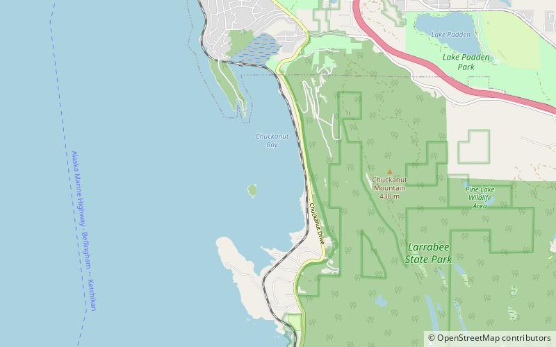 Chuckanut Bay location map