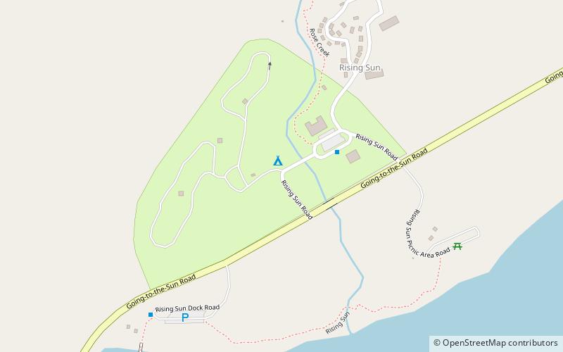 Roes Creek Campground Camptender's Cabin location map