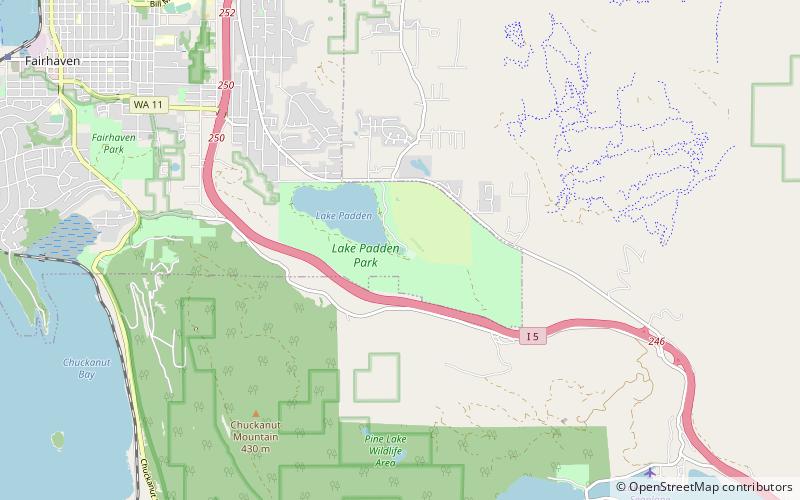 Lake Padden location map