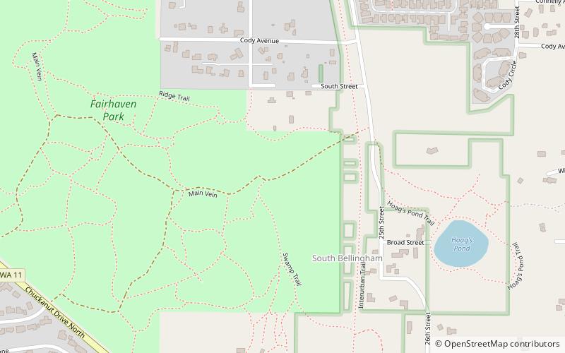 interurban trail bellingham location map