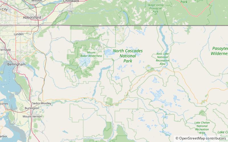 ipsoot lake north cascades nationalpark location map