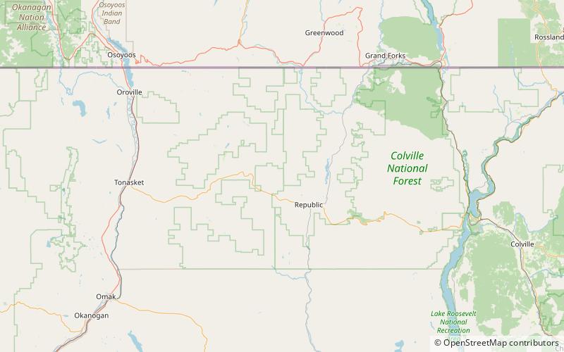 maple mountain bosque nacional okanogan location map