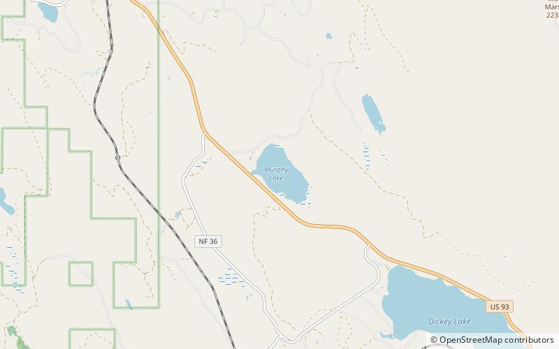 Murphy Lake location map