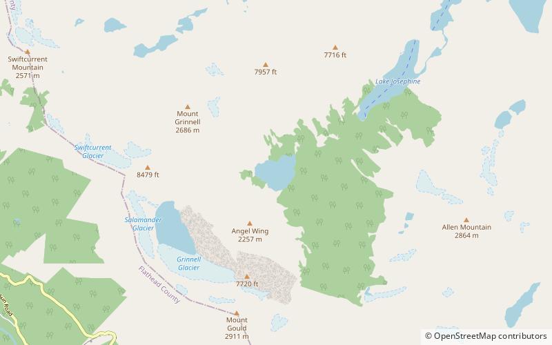 Grinnell Lake location map