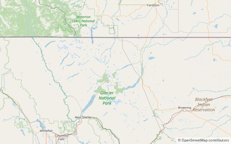 Lac Josephine location map