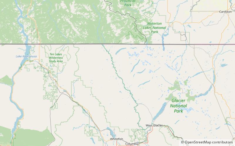 big prairie polebridge location map