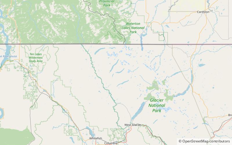 Middle Quartz Lake location map