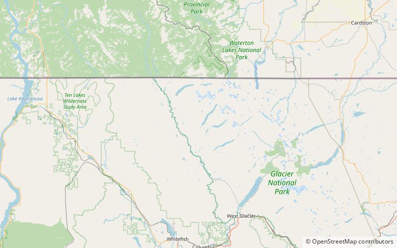 Polebridge to Numa Ridge Phoneline location map