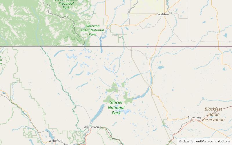 Helen Lake location map