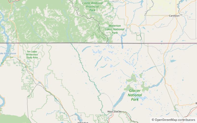 Lac Bowman location map