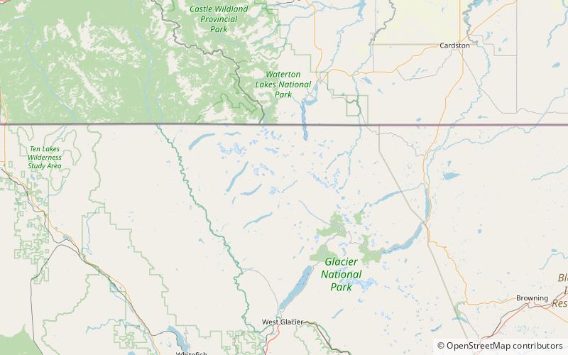Redhorn Lake location map