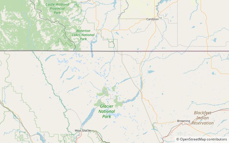 Seward Mountain location map