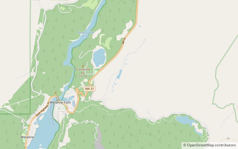 Lime Lake location map