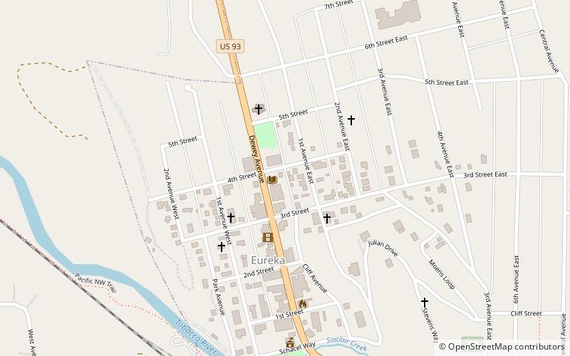 Eureka Public Library location map