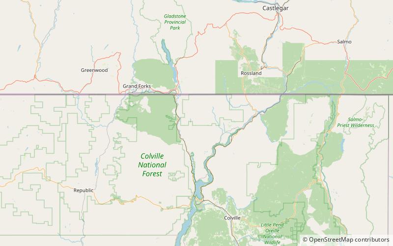 Lamar Lake location map