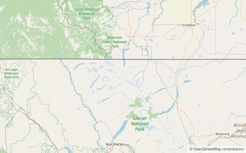 Pass Creek Snowshoe Cabin location map