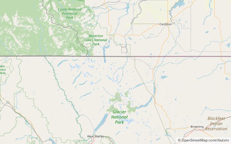 Glenns Lake location map
