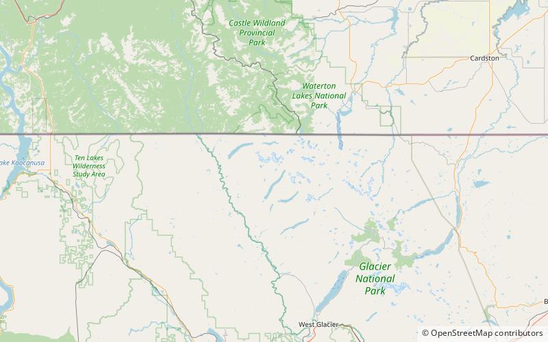 Numa Peak location map