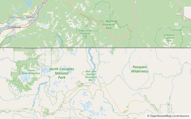 Desolation Peak location map
