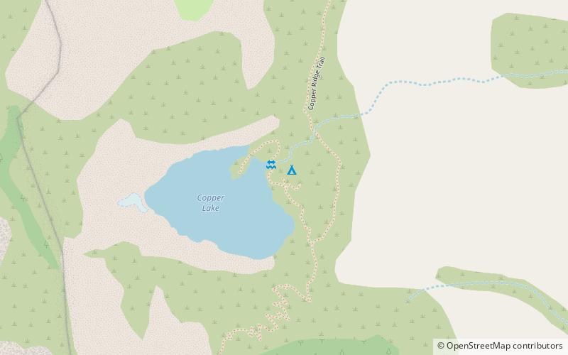 copper lake north cascades nationalpark location map