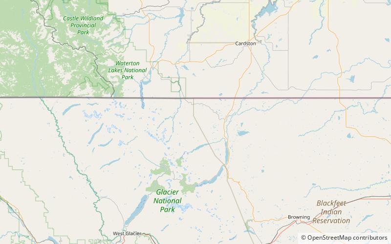 Slide Lake-Otatso Creek Patrol Cabin and Woodshed location map