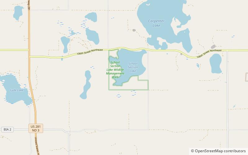 school section lake national wildlife refuge location map