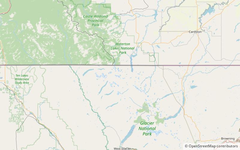 Lake Frances location map