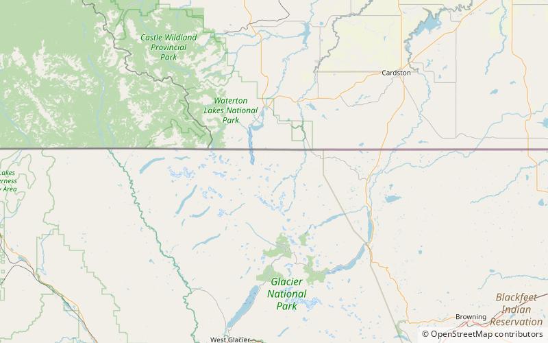 Kaina Lake location map