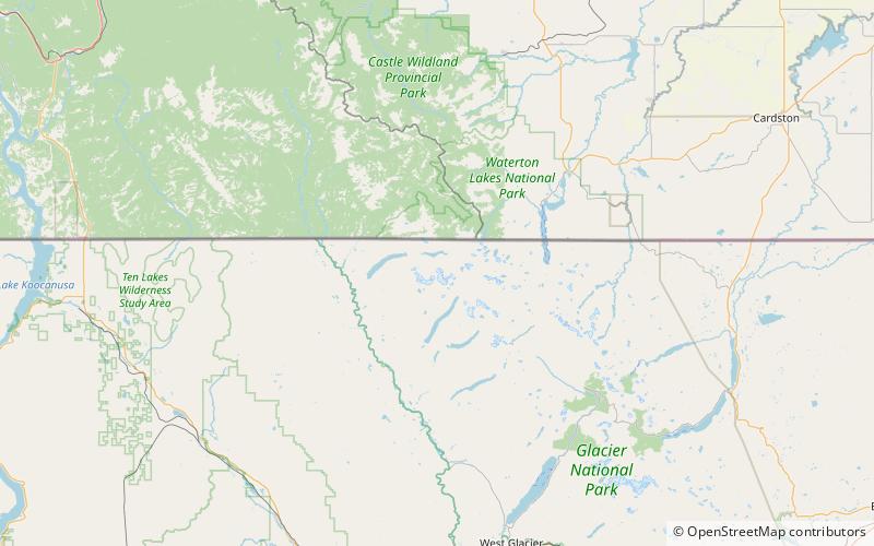 Kintla Peak location map