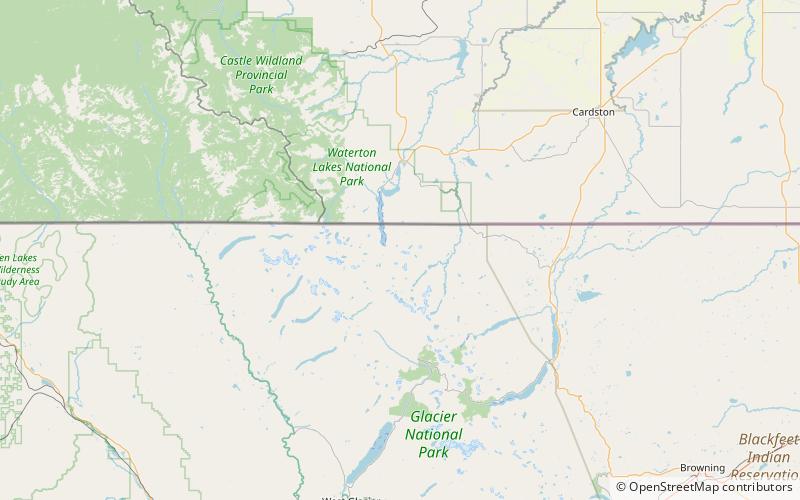 Goat Haunt Mountain location map