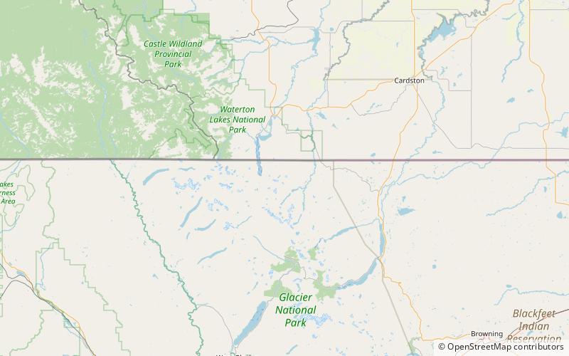 Kaina Mountain location map