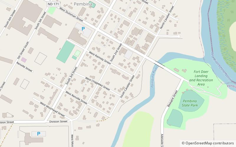 grace episcopal church pembina location map