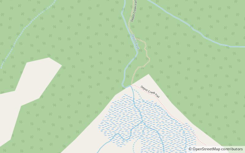 Depot Creek Falls location map
