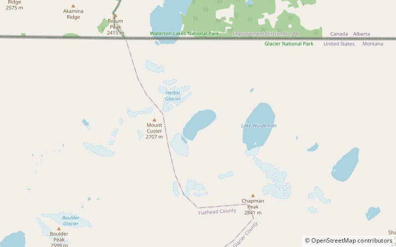 Lake Nooney location map