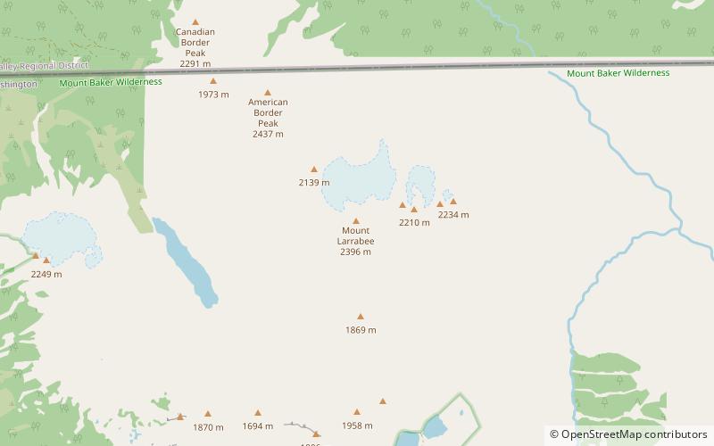 Mount Larrabee location map