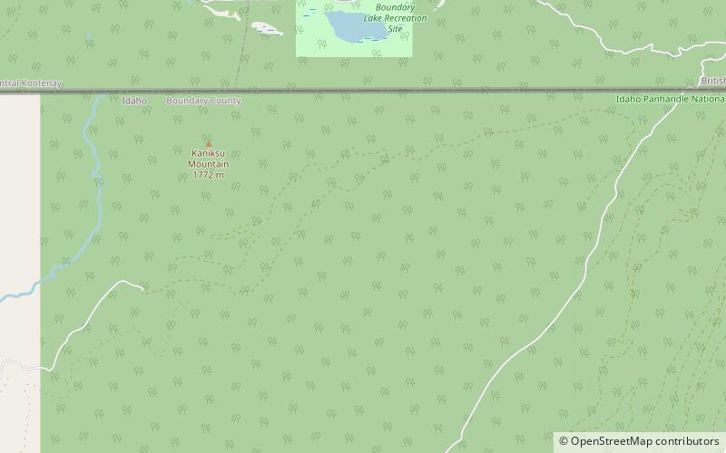 Boundary Creek Wildlife Management Area location map