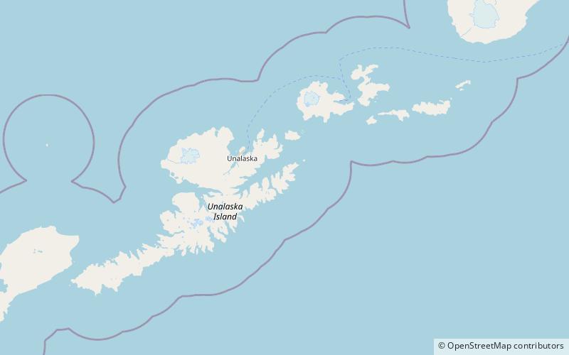 Sedanka Island location map