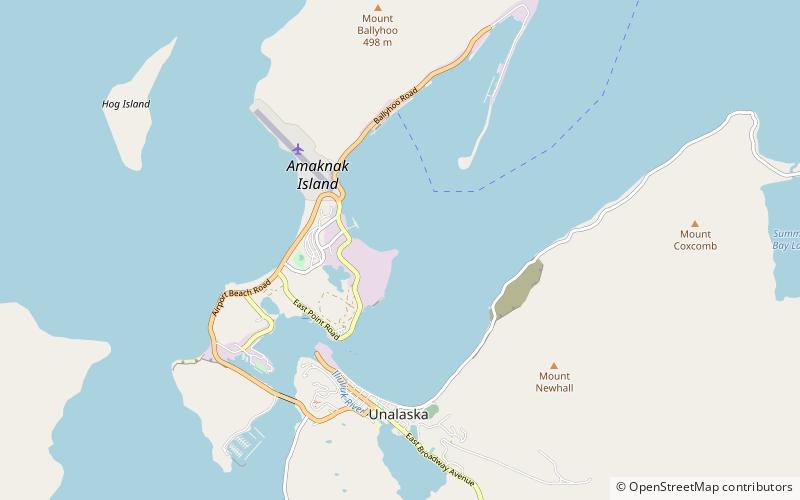 Dutch Harbor location map