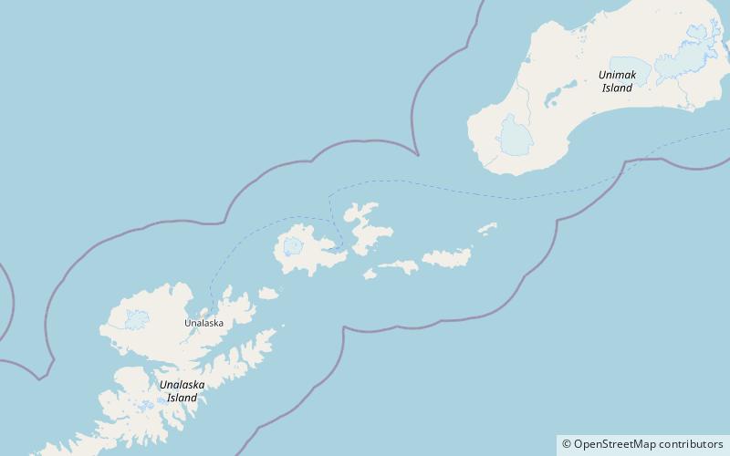 Île Akun location map