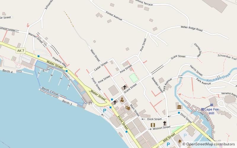 Burkhart-Dibrell House location map