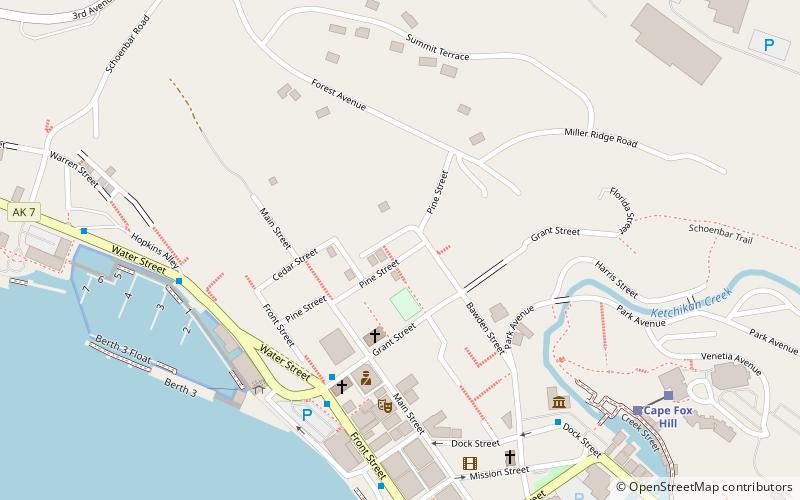 Walker-Broderick House location map