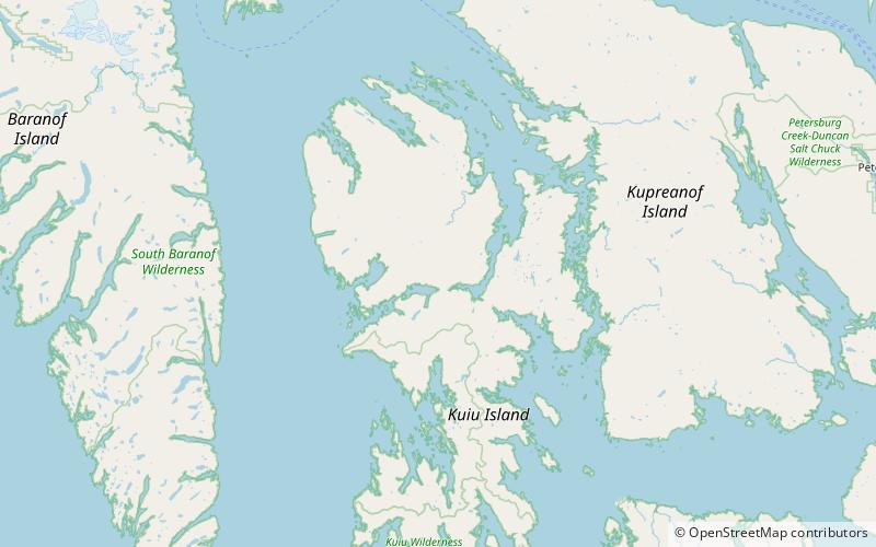 alexanderarchipel kuiu island location map