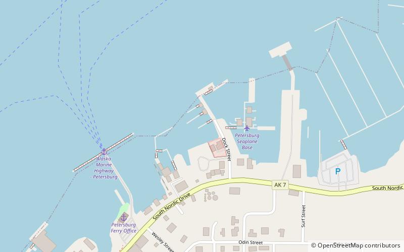 M/V Chugach Ranger location map