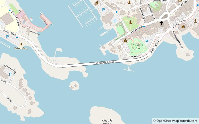 John O'Connell Bridge location map