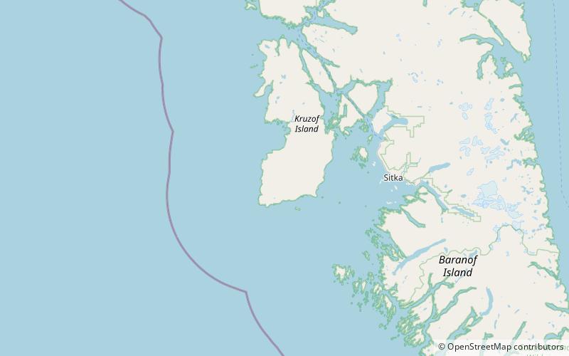 Mount Edgecumbe location map