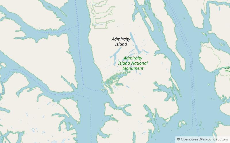 Admiralty Island location map