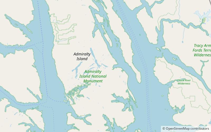lake alexander admiralty island location map