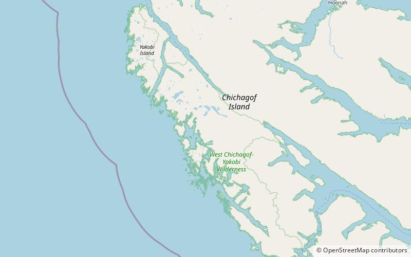 goon dip mountain chichagof island location map