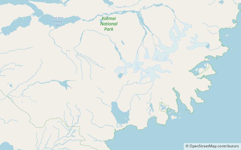 Mount Katmai location map