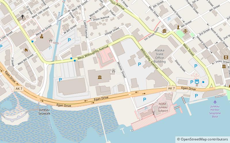 Alaska State Library location map